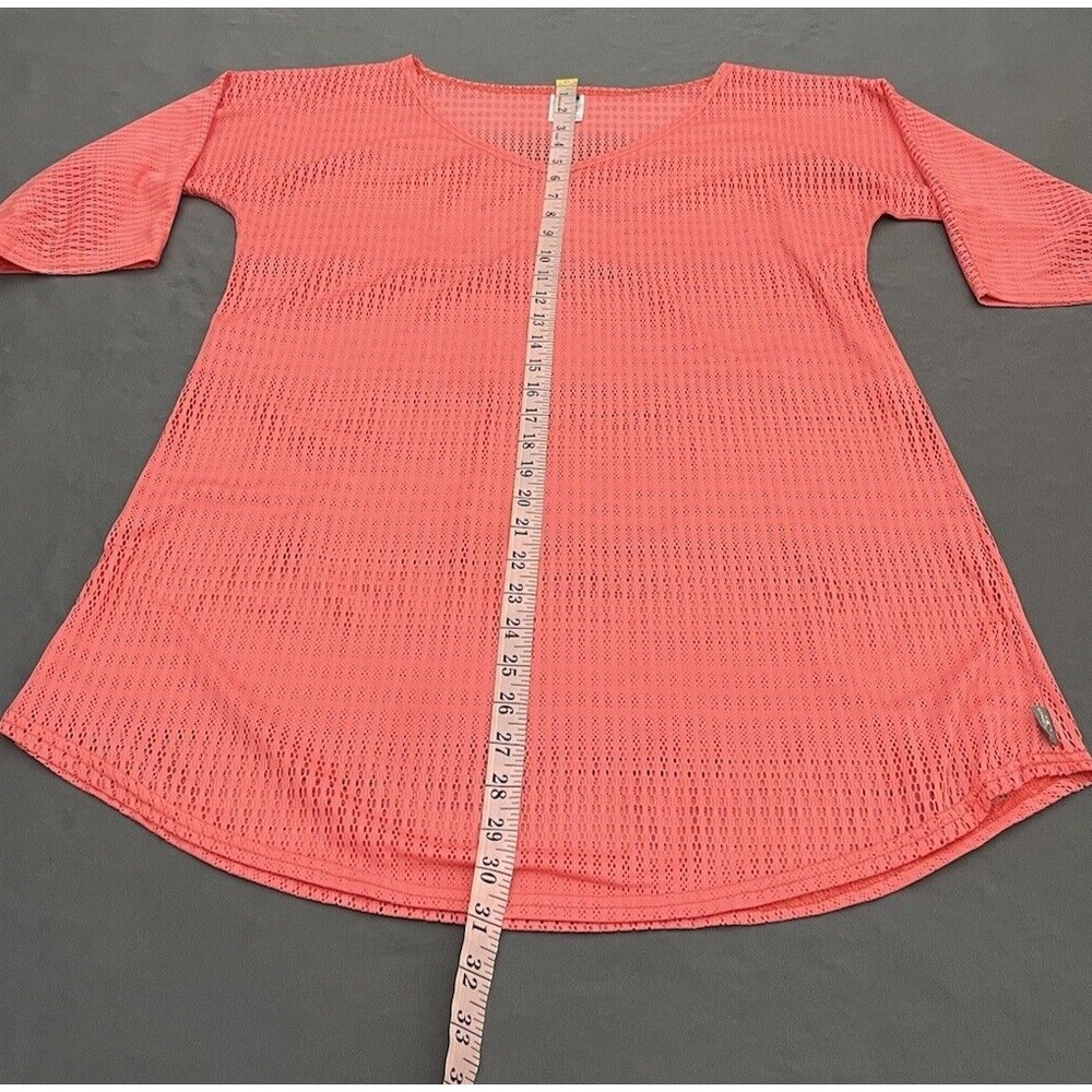 O'Neill Womens XS Coral Mesh Swimsuit Cover Up 3/4 Sleeve Lightweight - Picture 9 of 9